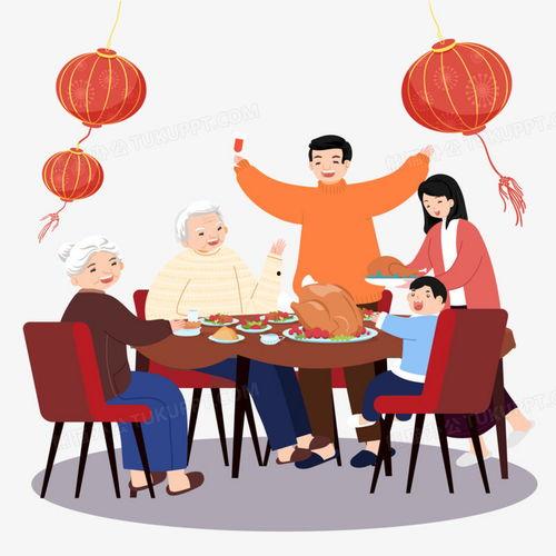 家人团圆的图片,家的温暖瞬间”